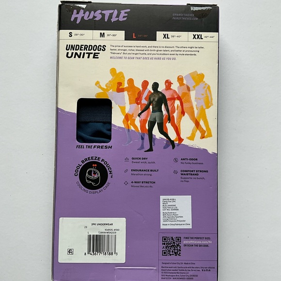Pair of Thieves Hustle Men Boxer Briefs,2-pack, Outdoors L - Picture 3 of 13